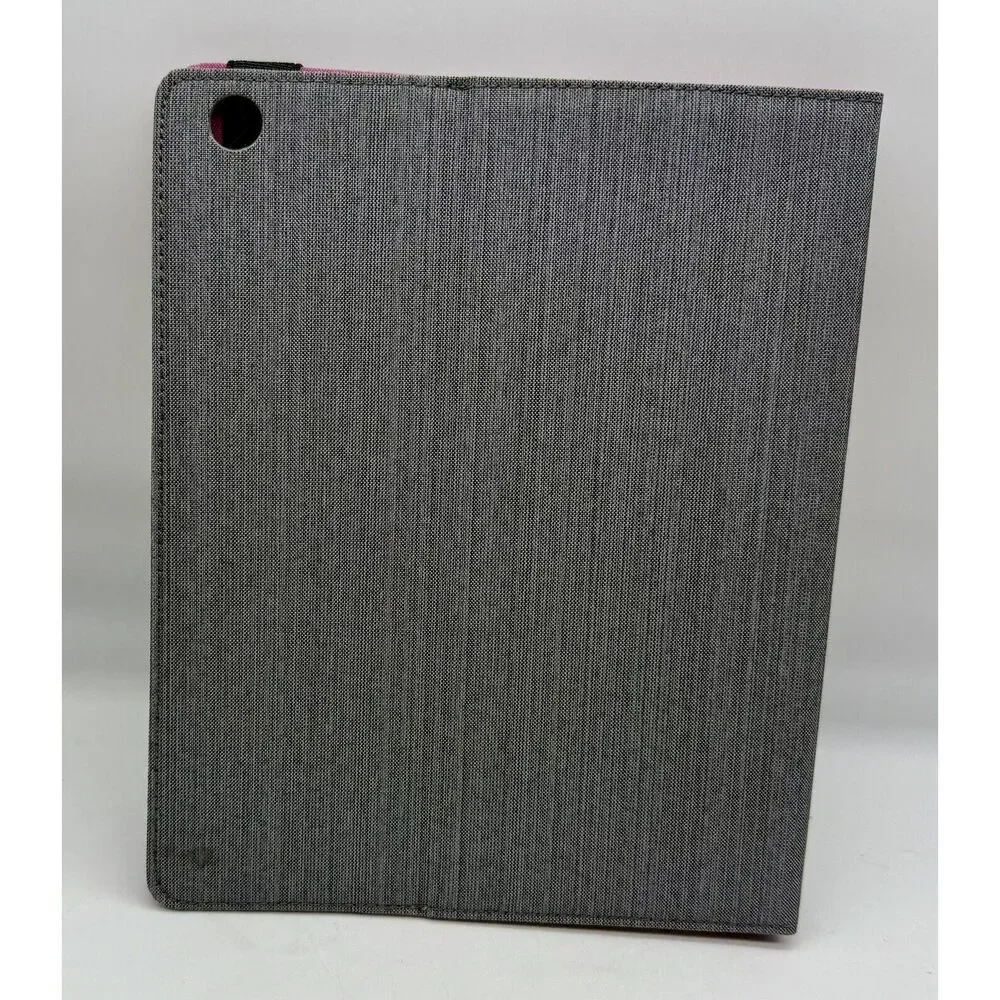 LWX Technology Slate Universal Folio‎ Case For 9-10 Inch Tablets Gray And Pink￼